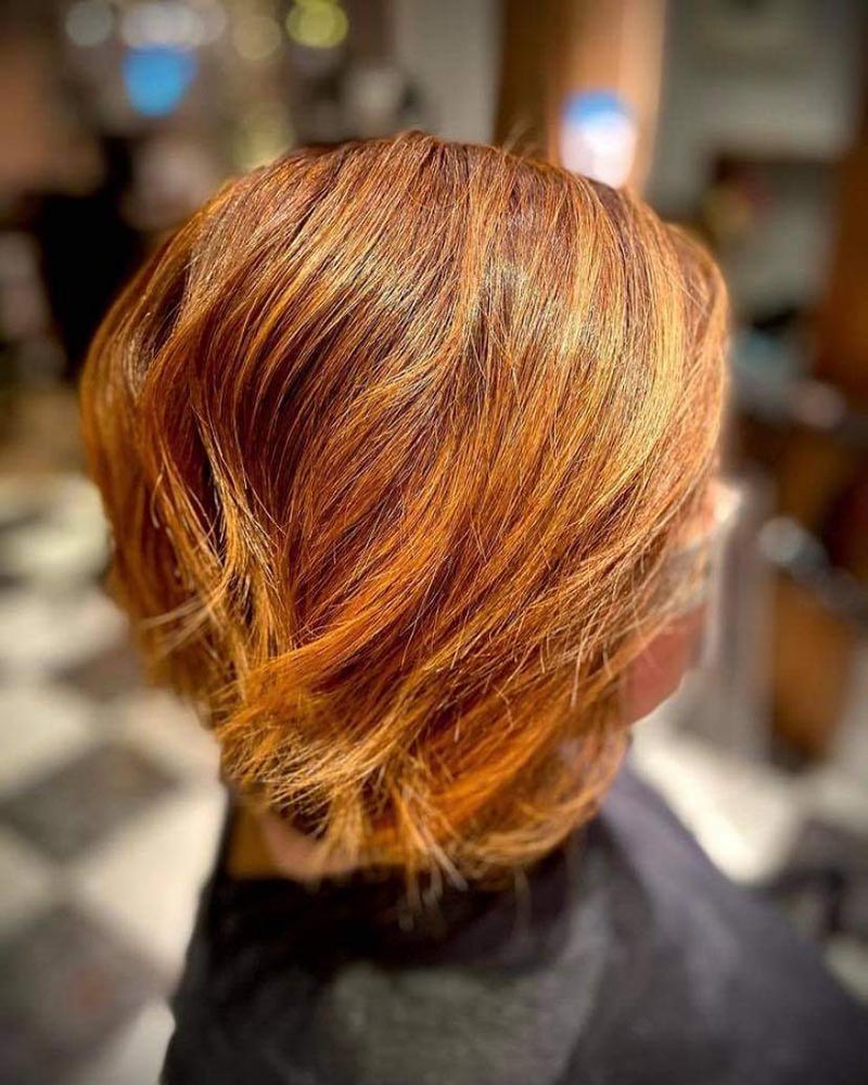 Copper-Hair-with-Highlights-Colour-Melt-Technique-on-Women